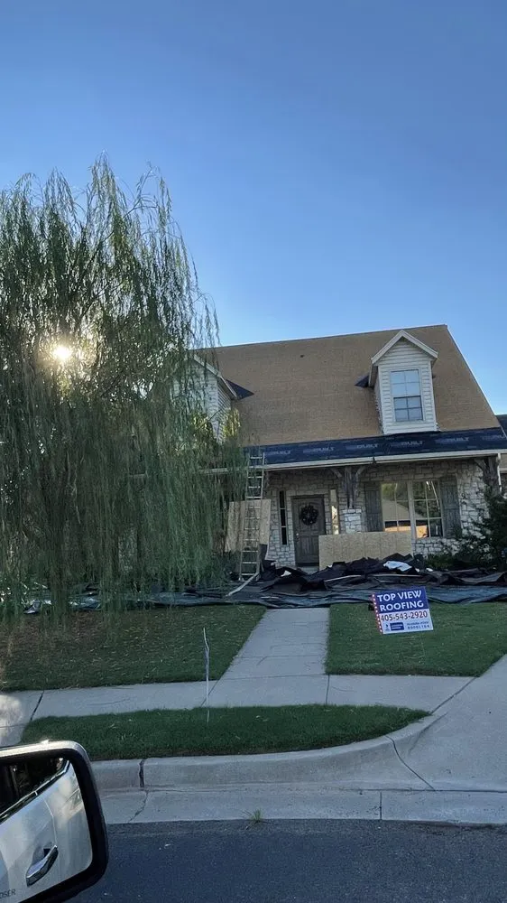 Slide of Top View Roofing