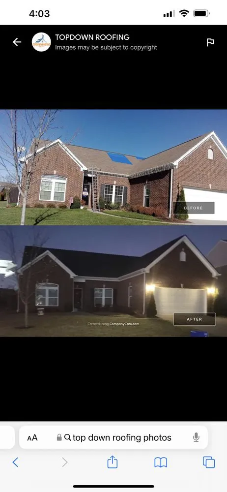 Slide of TopDown Roofing