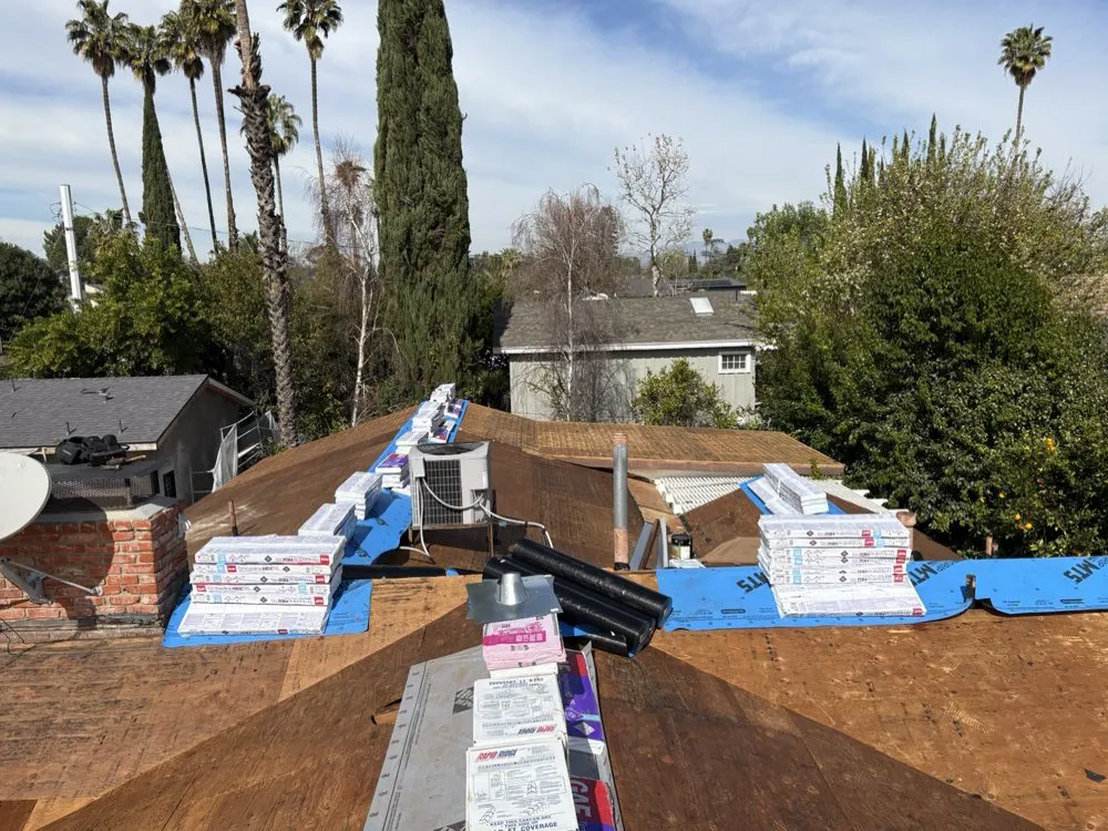 Local flat roof repair in North Hills, CA by TopStamp Roofing