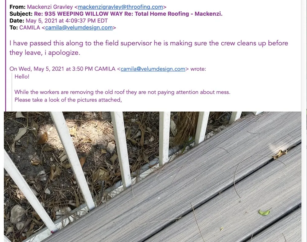 Slide of Total Home Roofing