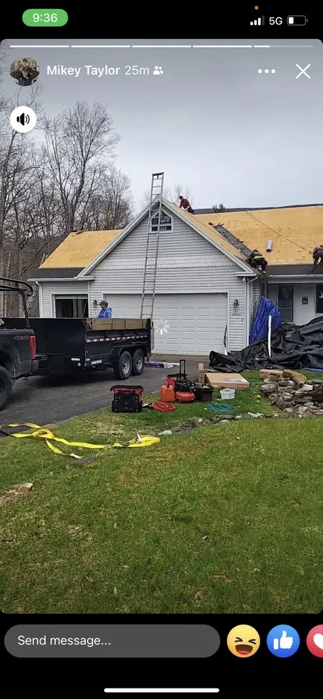Expert roof replacement in North Clarendon, VT by Total Roofing & Service