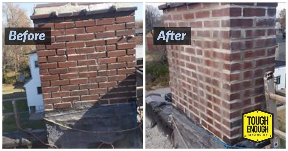 Expert storm damage roof repair in St. Louis, MO by Tough Enough Construction