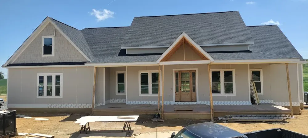 Reliable residential roofing service for residential properties in Berkeley Springs, WV by TP Roofing Gutters & Siding