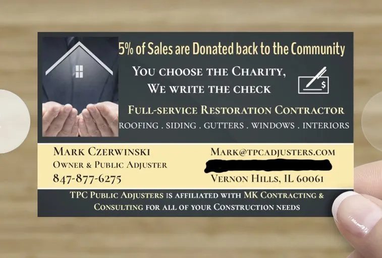 Slide of TPC Public Adjusters