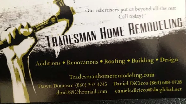 Tradesman Home Remodeling and Handyman services