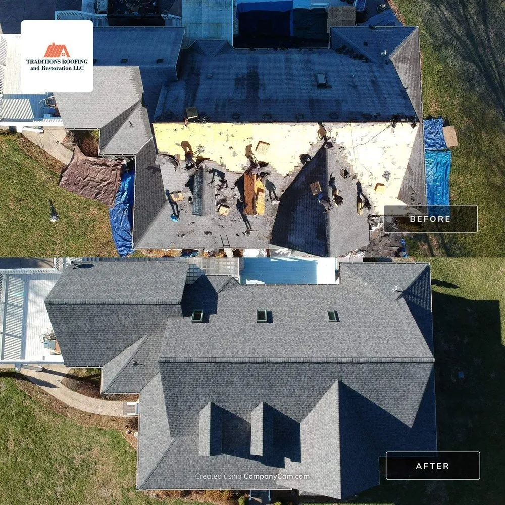 Slide of Traditions Roofing