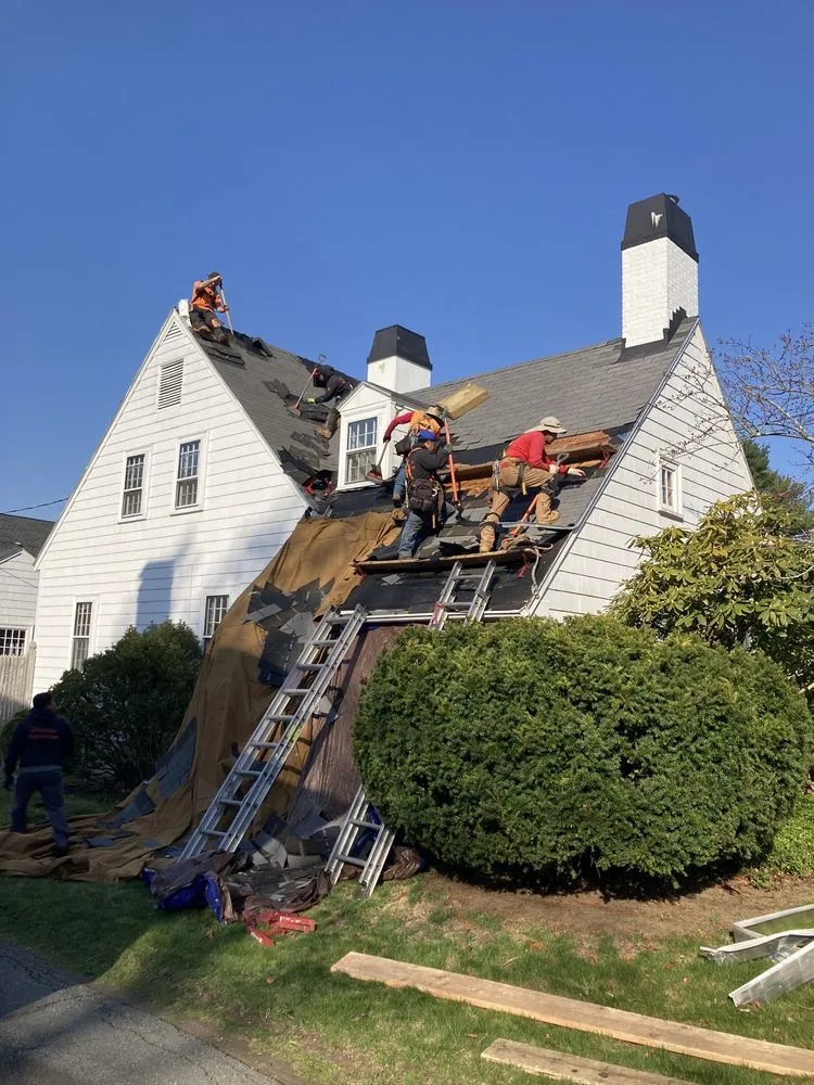 Slide of Trahant Roofing