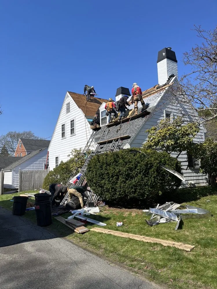 Slide of Trahant Roofing
