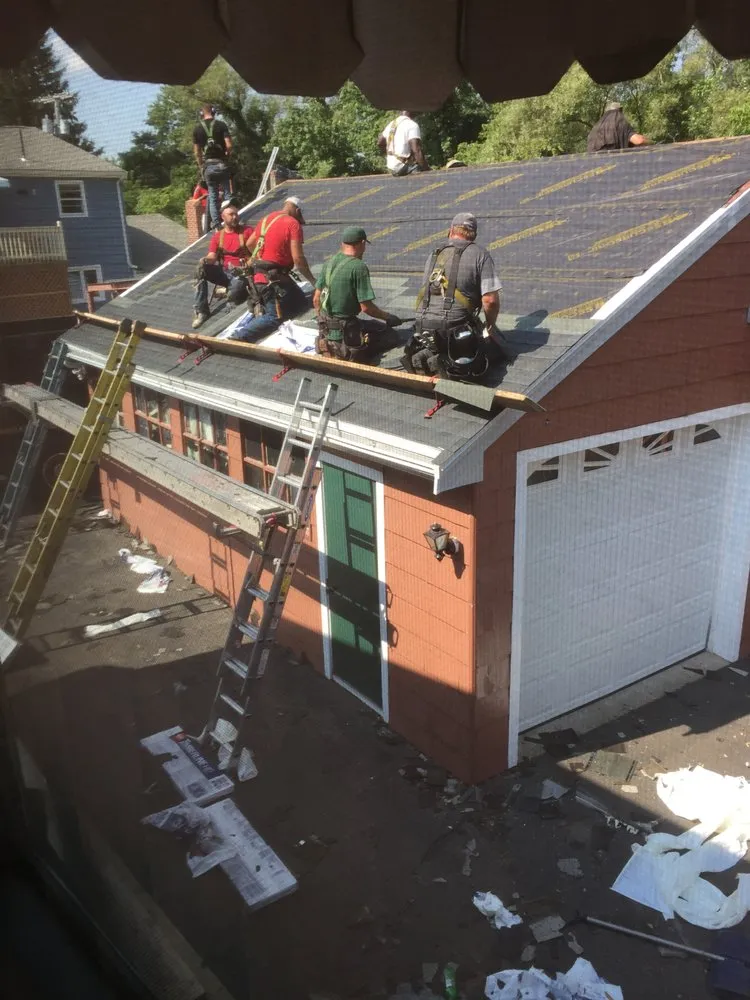 Slide of Trahant Roofing