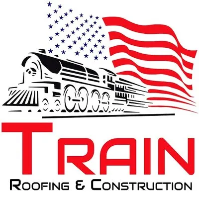 Train Roofing & Construction Logo