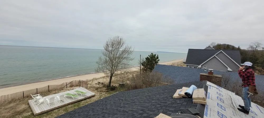 Reliable shingle roofing service in Lake Leelanau, MI by Traverse City Exteriors