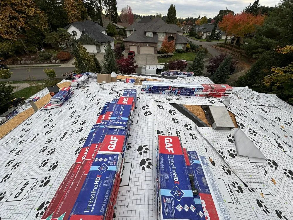 Slide of Trenick Roofing