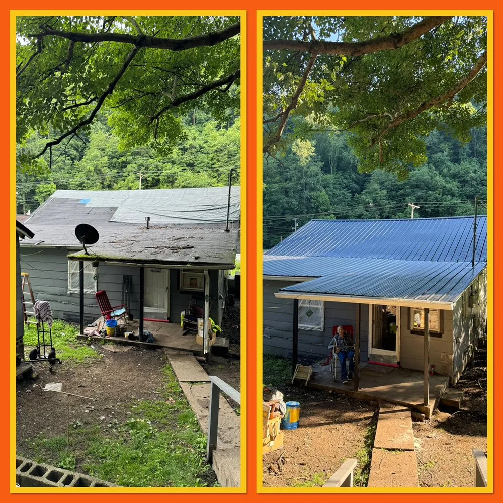 Top-rated storm damage roof repair in Gilbert, WV by Trent and Son’s Roofing