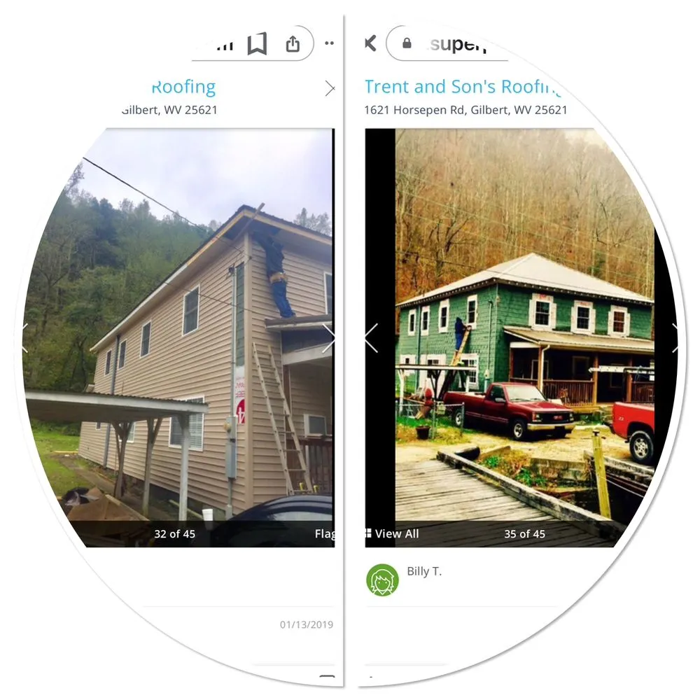 Local roof repair experts serving Gilbert, WV - Trent and Son’s Roofing