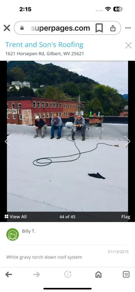 Top-rated roof installation with free inspection in Gilbert, WV by Trent and Son’s Roofing