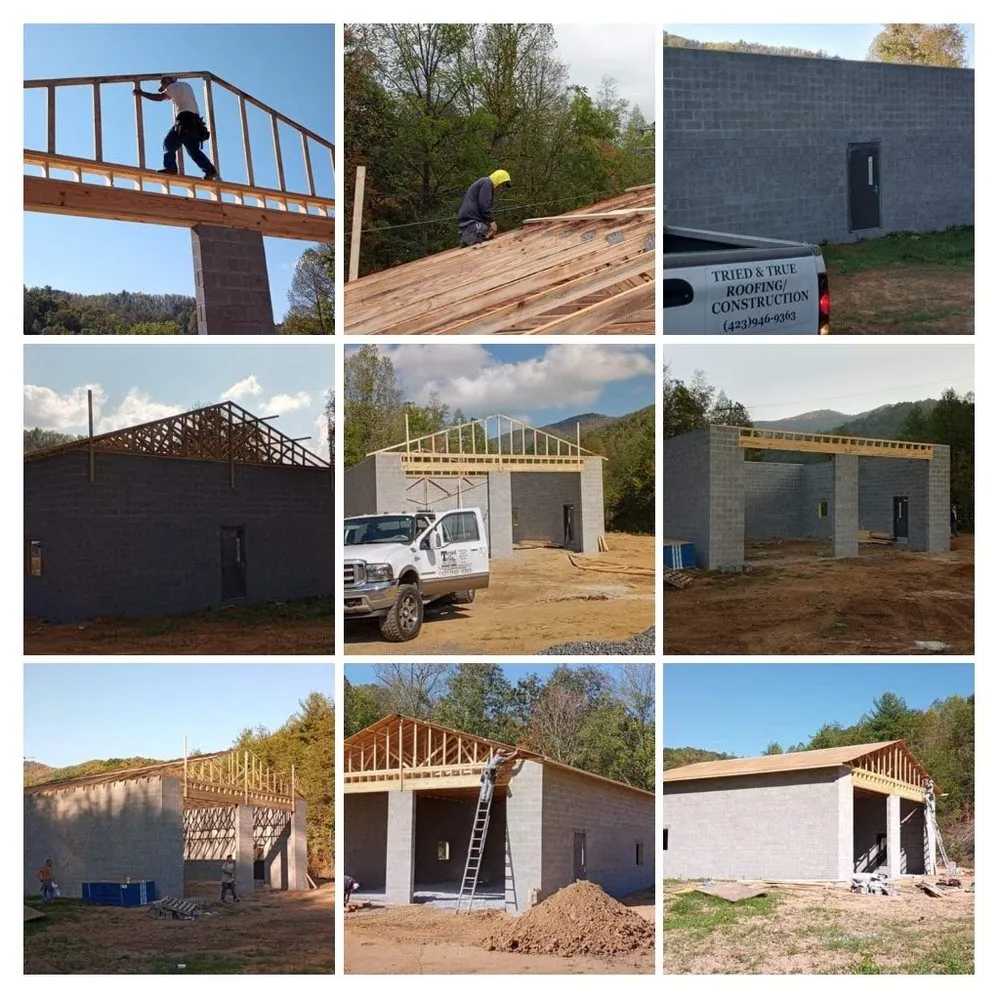 Slide of Tried &True Roofing Construction