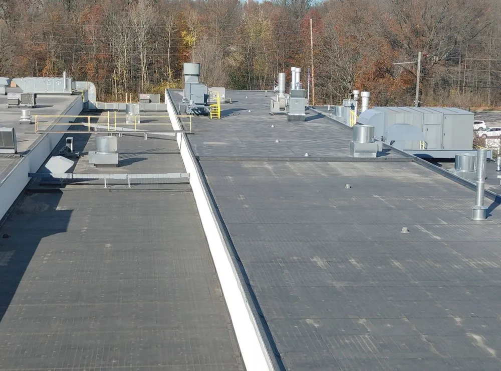 Licensed roof leak repair after storm damage in Andover, OH by Triple C Roofing