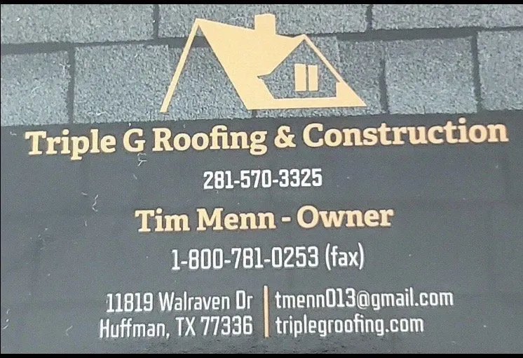 Reliable roof replacement after storm damage in Huffman, TX by Triple G Roofing & Construction