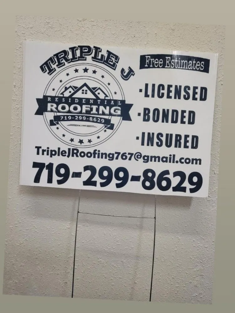 Slide of Triple J Roofing