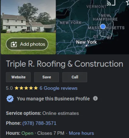 Slide of Triple R Roofing & Construction