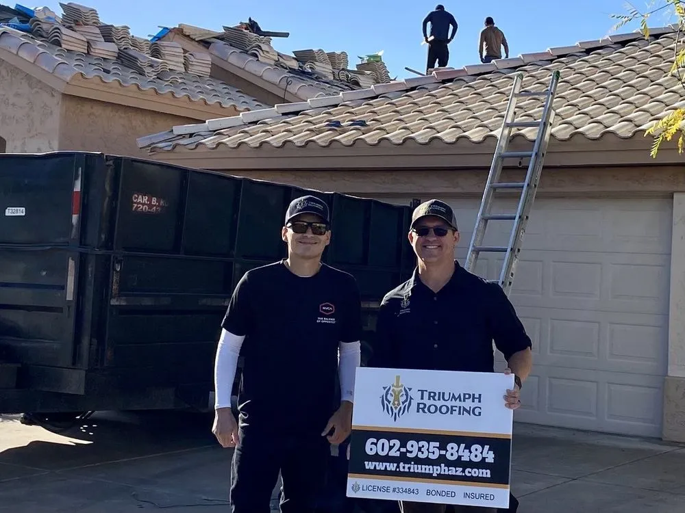 Slide of Triumph Roofing