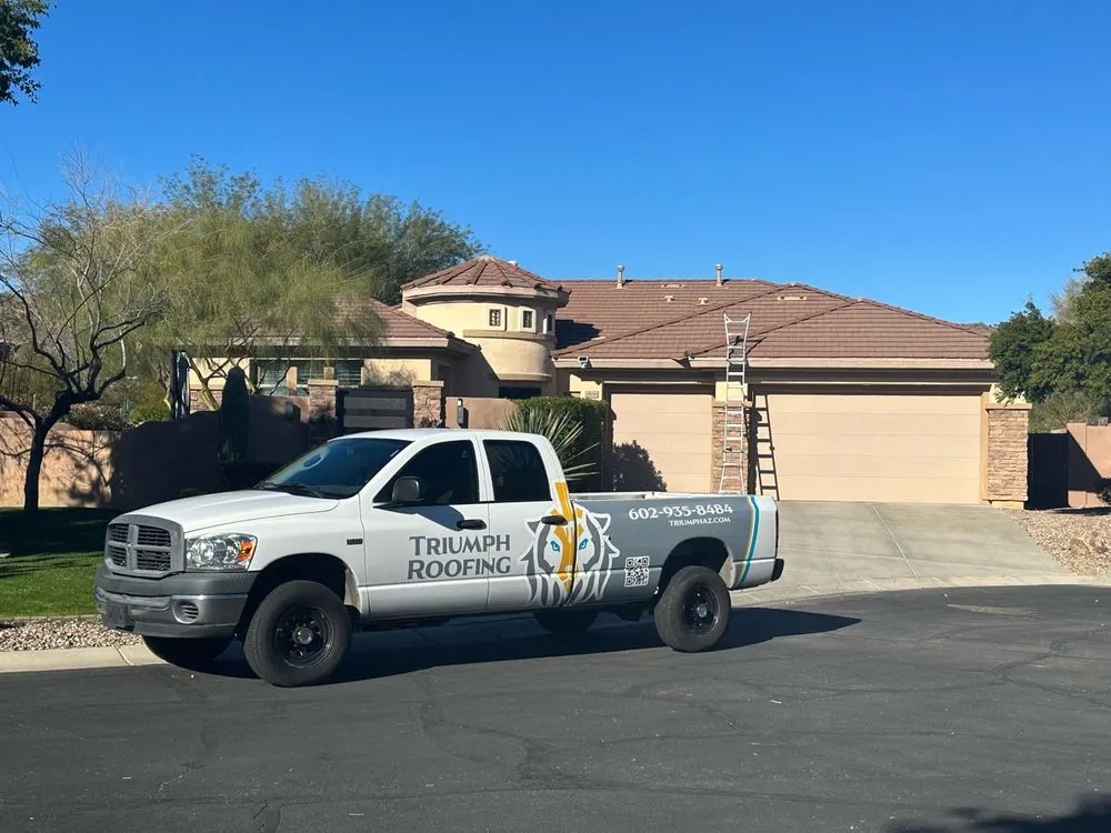 Slide of Triumph Roofing