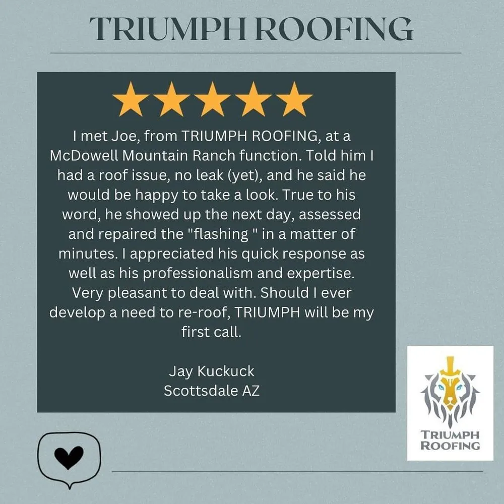 Slide of Triumph Roofing