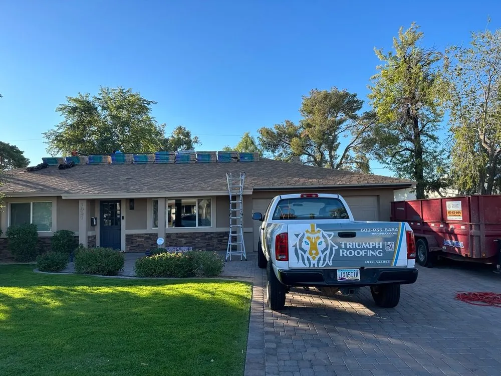 Slide of Triumph Roofing