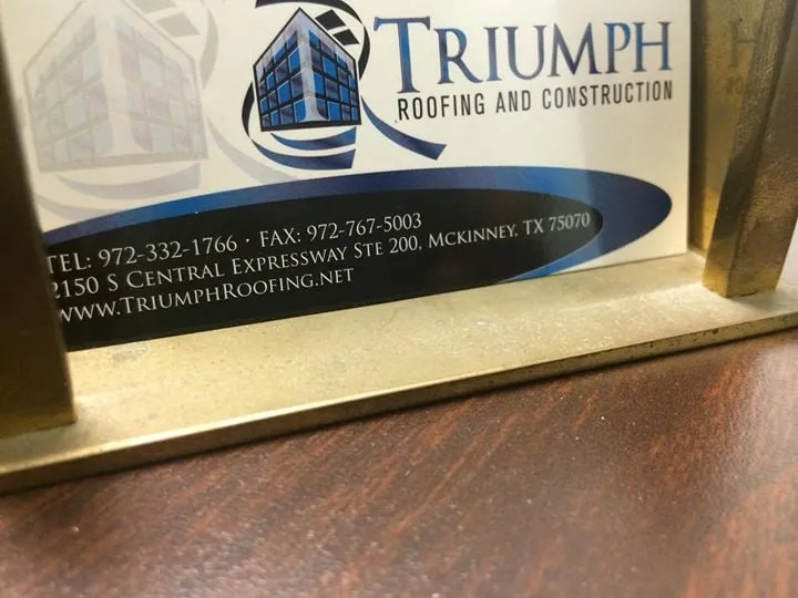Slide of Triumph Roofing