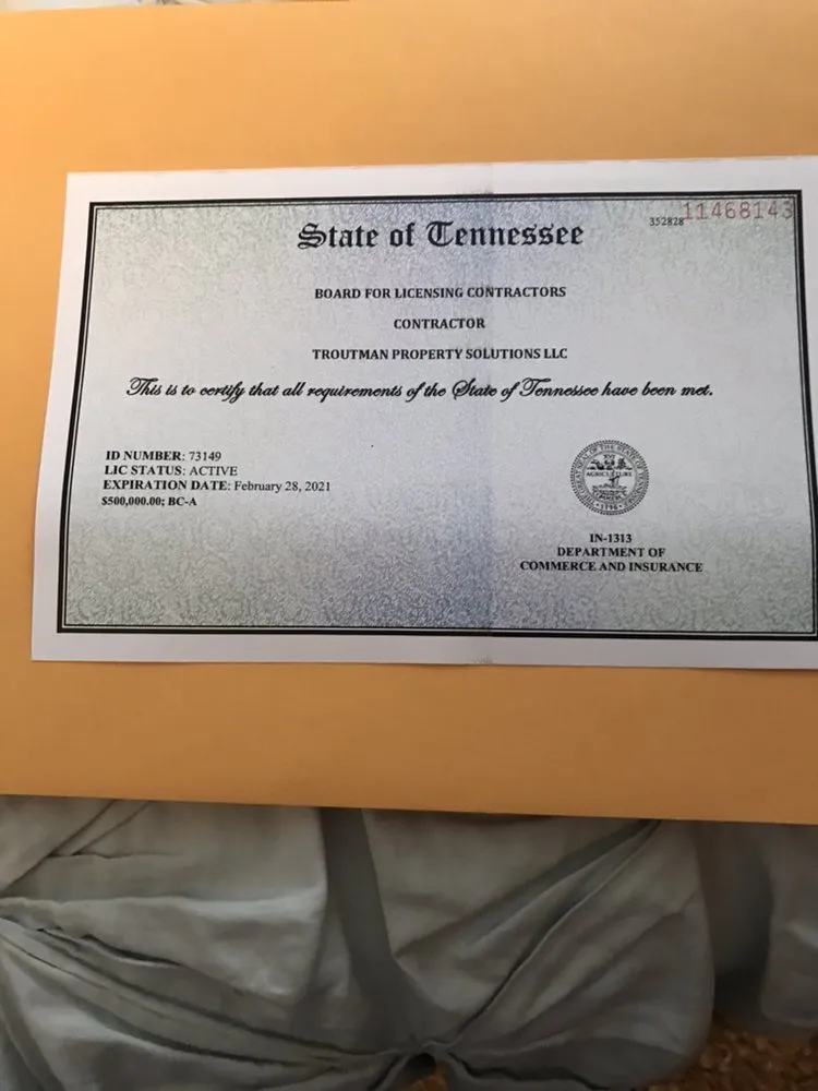 Slide of Troutman Property Solutions