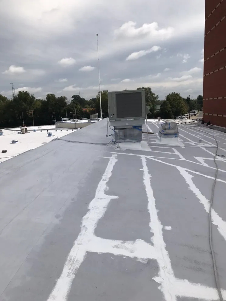 Local flat roof repair in Sedalia, KY by Trout’s Roof Coating