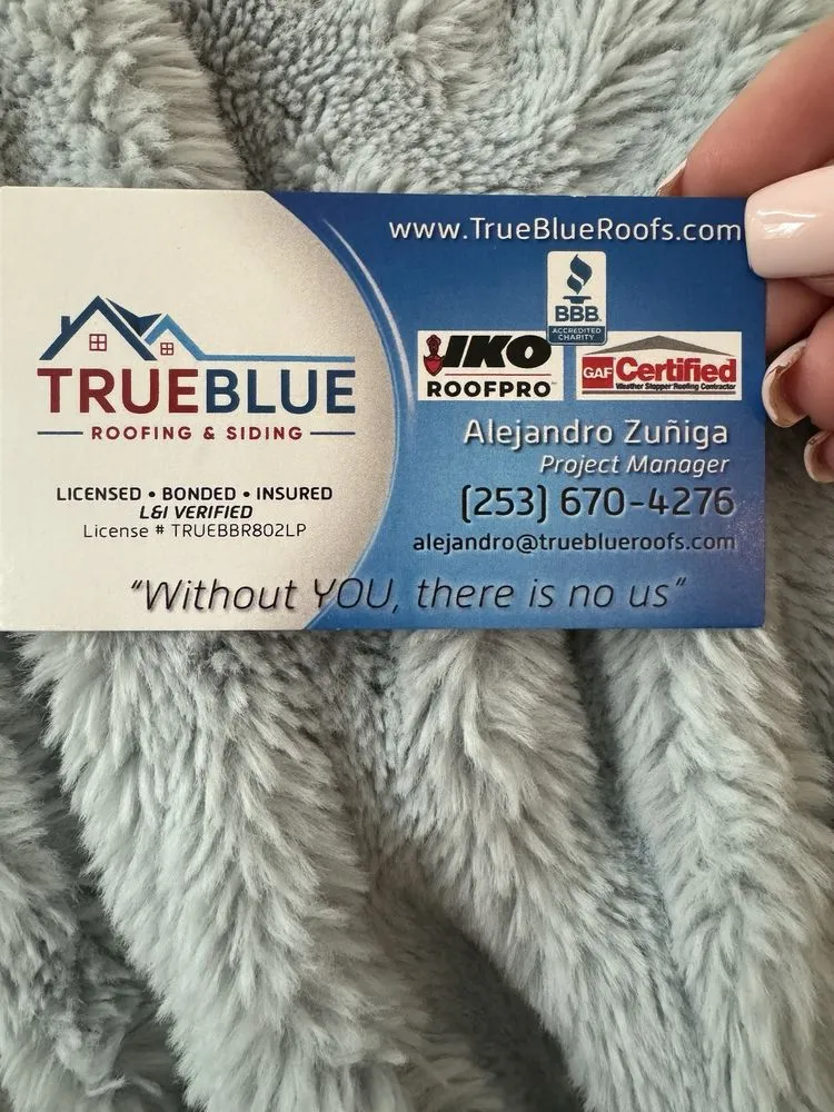 Slide of True Blue Roofing And Siding