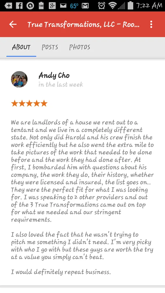 Slide of True Transformations