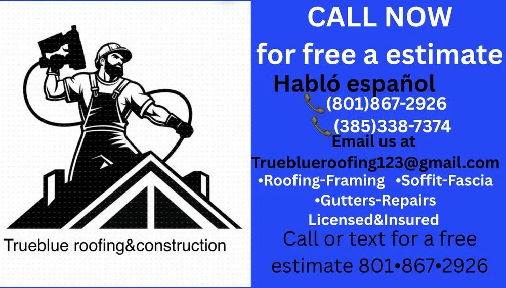 Slide of Trueblue Roofing Construction