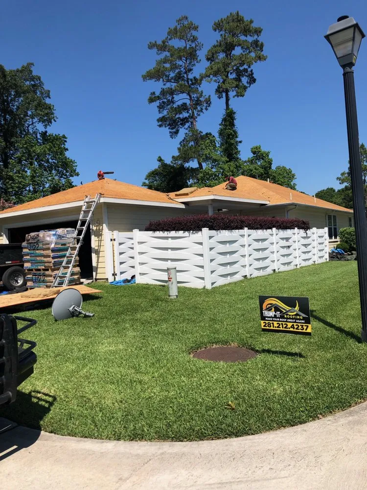 Professional roof leak repair near you in Huffman, TX by Trump It General Contracting & Roofing