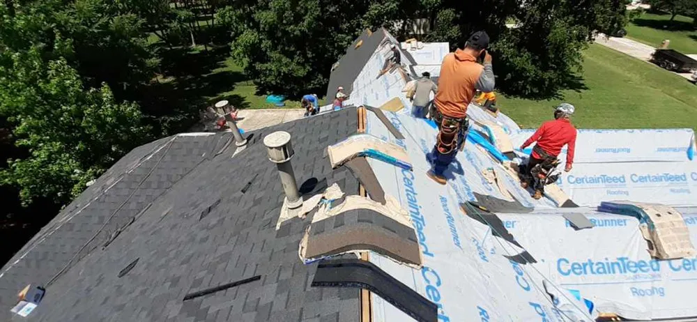 Emergency flat roof repair near you in Huffman, TX by Trump It General Contracting & Roofing