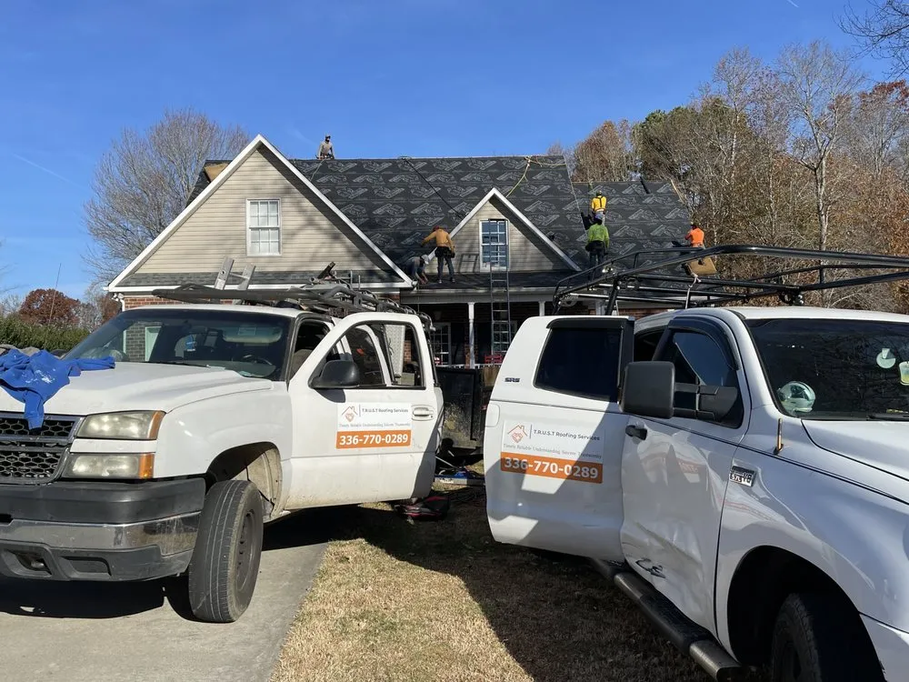 Licensed roof inspection in Winston-Salem, NC - Trust Roofing