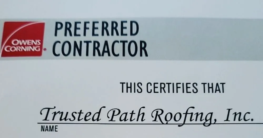 Slide of Trusted Path Roofing