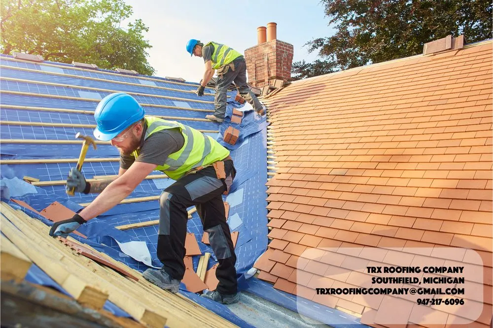 Slide of TRX Roofing