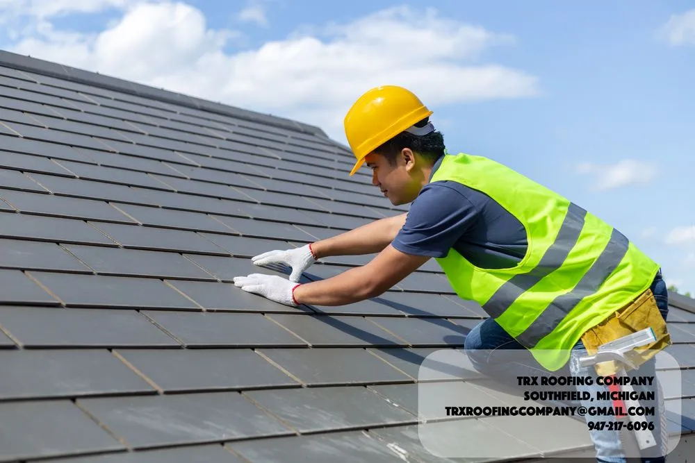 Slide of TRX Roofing