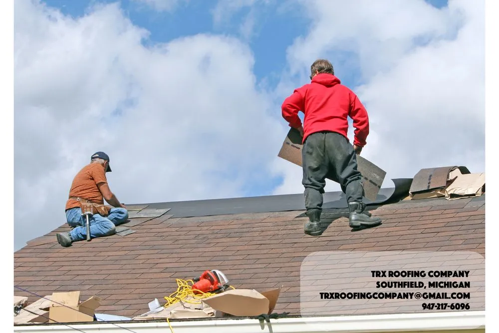 Slide of TRX Roofing