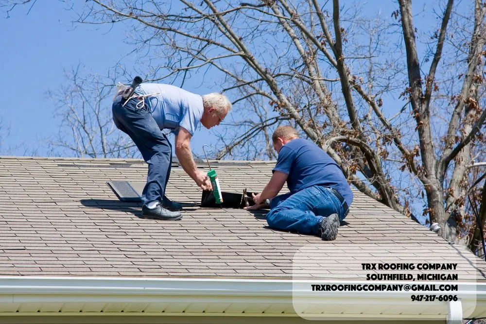 Slide of TRX Roofing