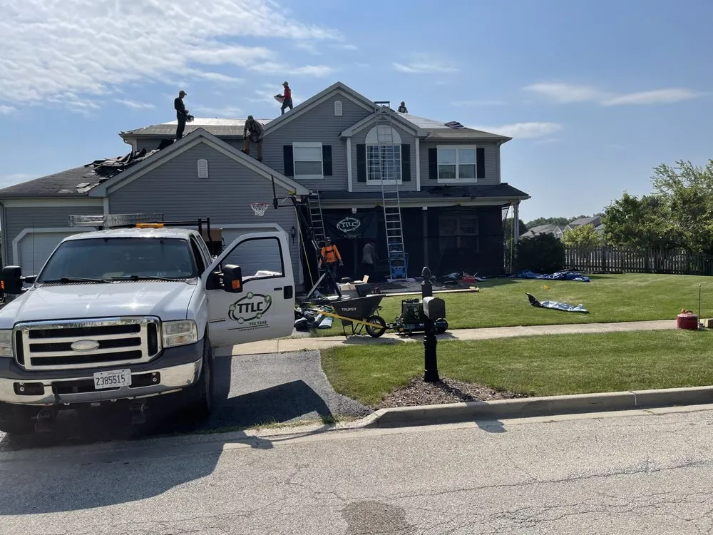 Slide of TTLC Roofing Siding & Gutters