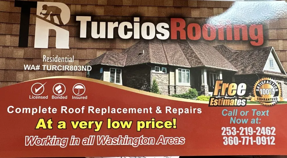 Slide of Turcios roofing