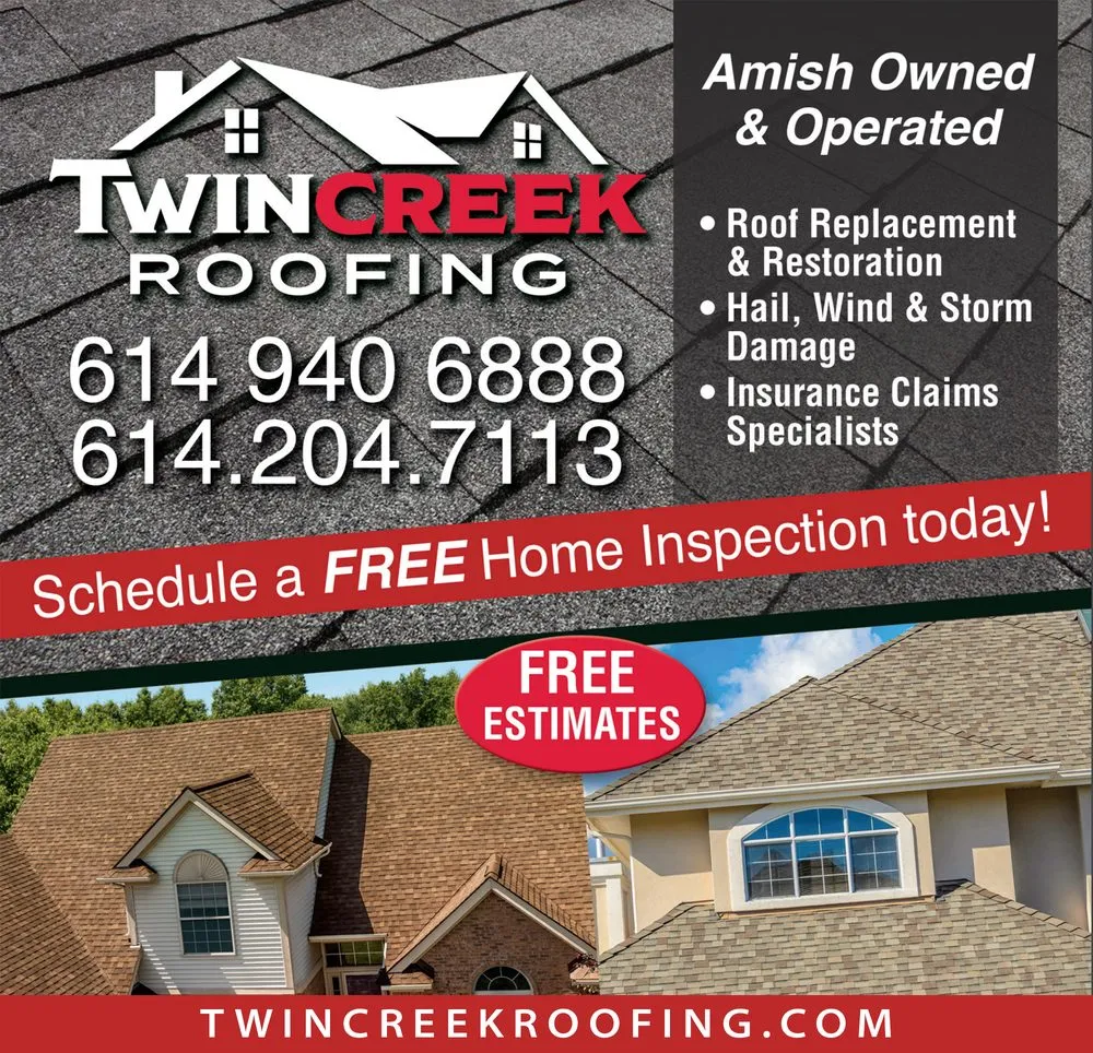 Professional roof leak repair in Sunbury Oh, OH by Twincreek Roofing