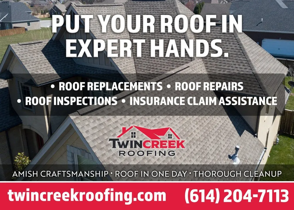 Local residential roofing service in Sunbury Oh, OH by Twincreek Roofing