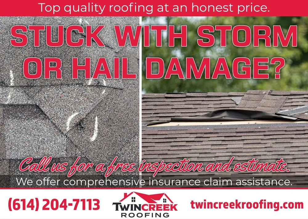 Licensed storm damage roof repair in Sunbury Oh, OH by Twincreek Roofing