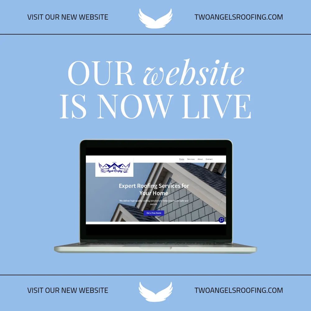 Slide of Two Angels Roofing