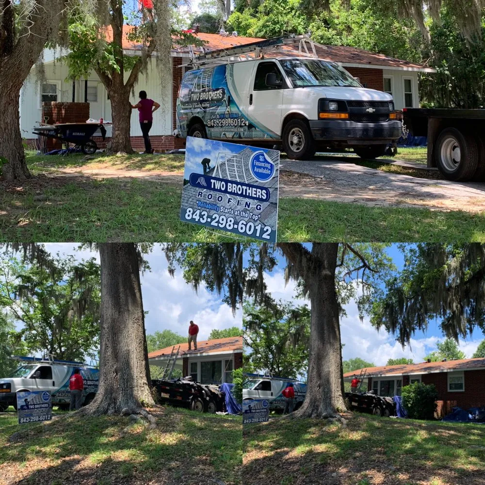 Slide of Two Brothers Roofing