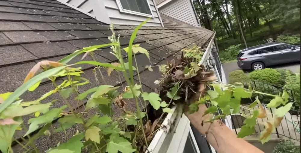 Slide of Two Men and a Gutter